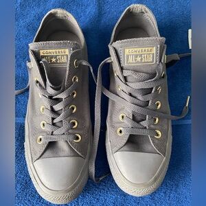 Converse Chuck Taylor All Star - Gray/Gold Accents
